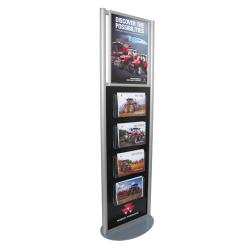 Bespoke stand with logo for A4L brochures